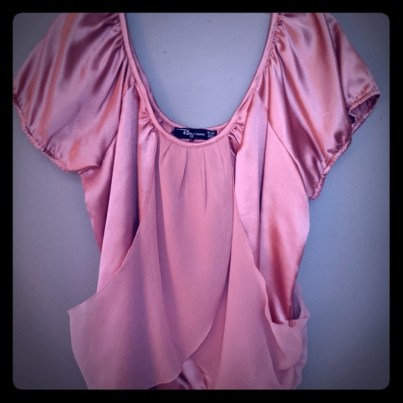 Satin & Chiffon top - Picture 1 of 4